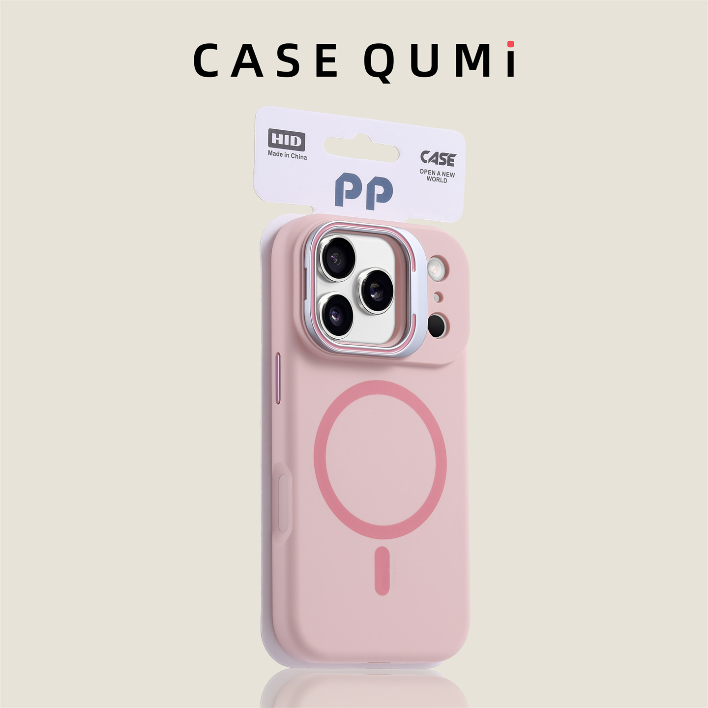 镜头支架樱花粉大孔磁吸适用苹果17手机壳新款iphone17套苹果17promax全包苹果16防摔苹果15pro硅胶14外壳13