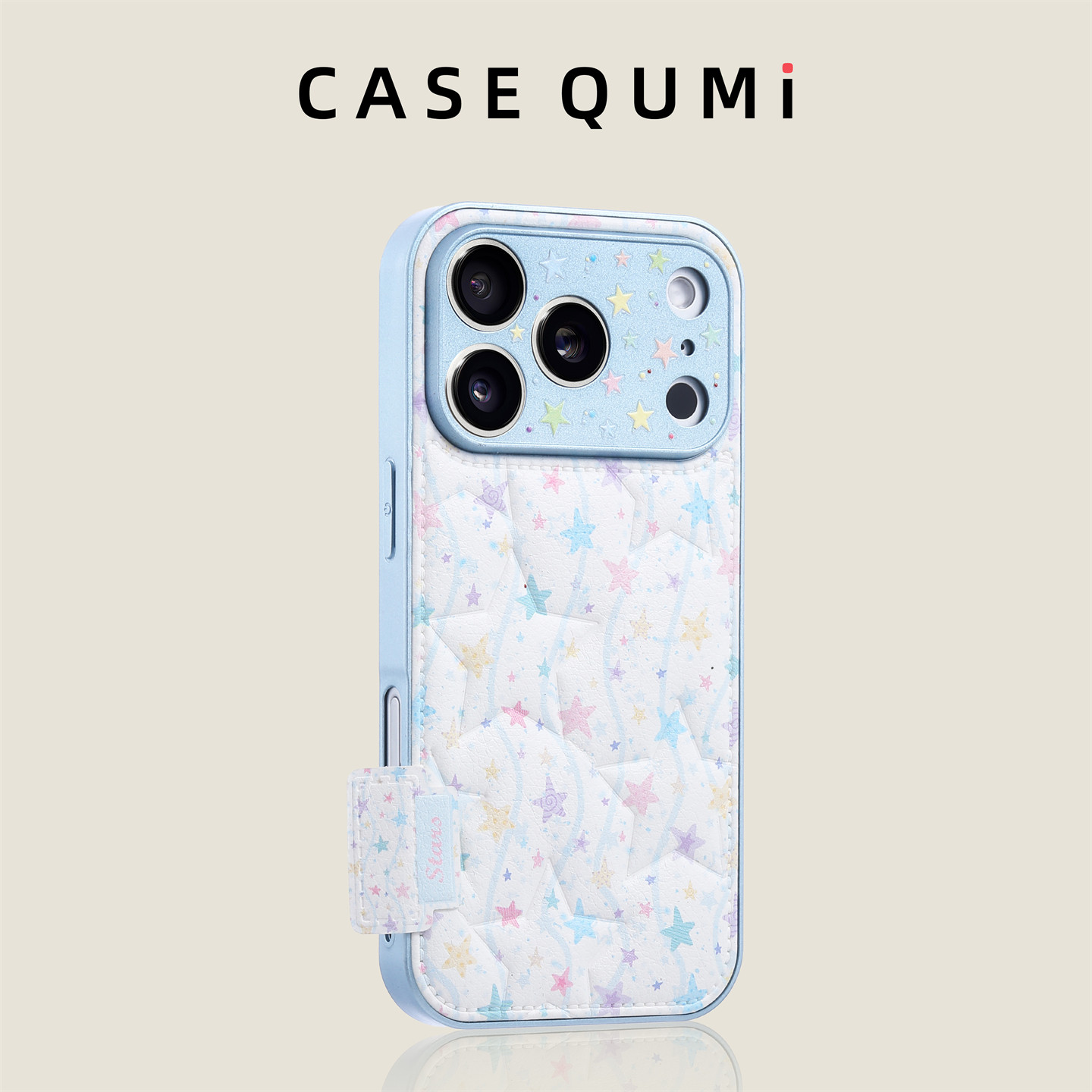 蓝边波浪皮纹彩色星星适用苹果17手机壳新款iphone17套苹果17promax全包17pro防摔苹果16硅胶15外壳14超火13