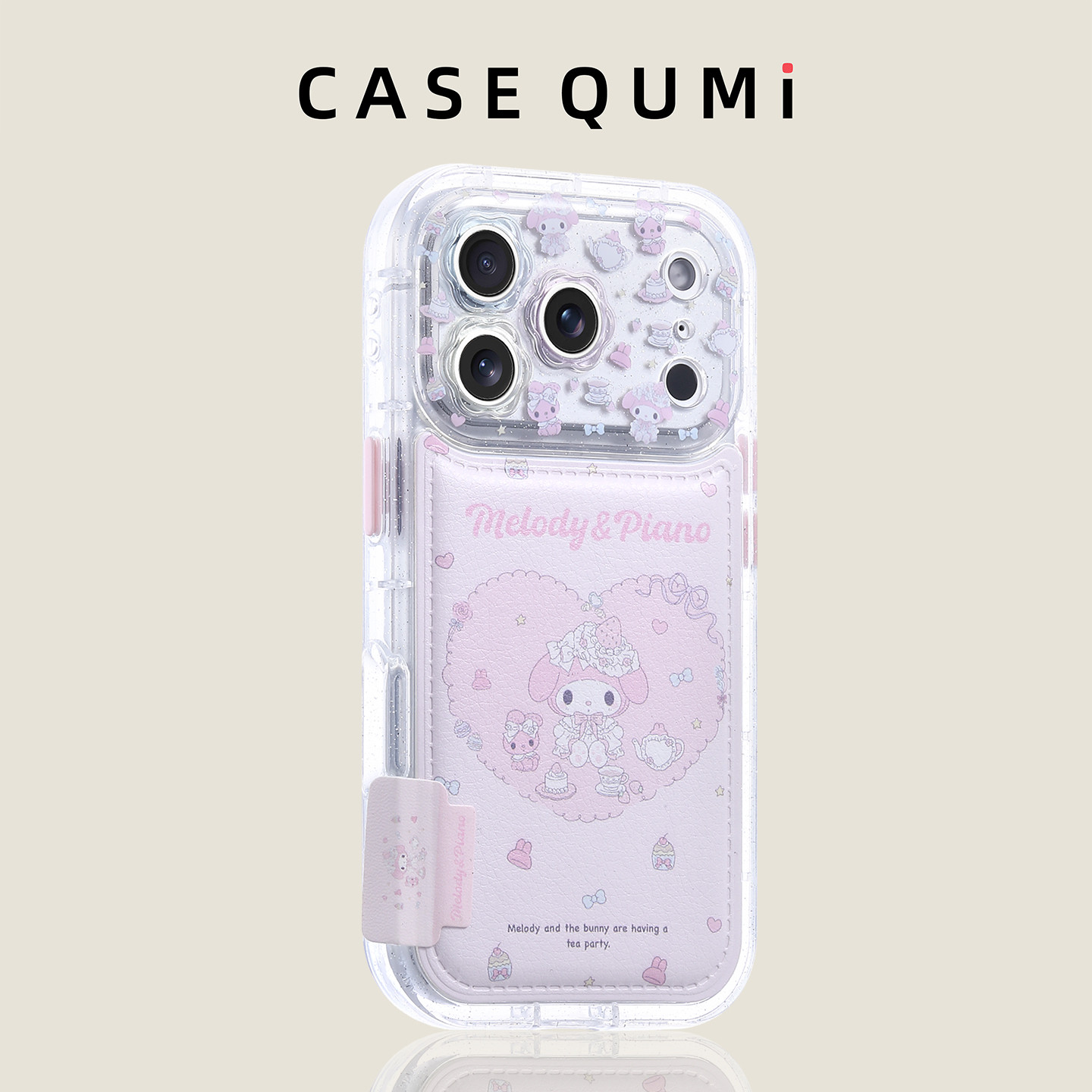 花镜粉底美乐蒂爱心适用苹果17手机壳新款iphone17套苹果1