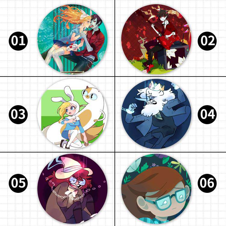 adventuretime探险活宝finn mertens游戏周边胸章吧唧挂件相架钥