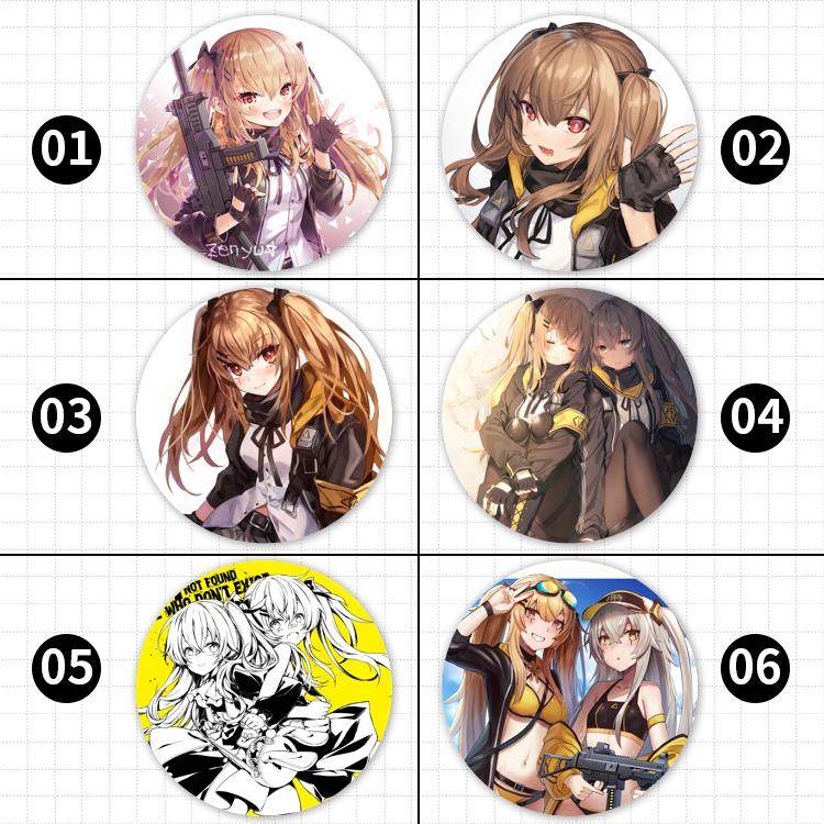 ump9-girls少女前线girls frontline胸章吧唧挂件二次元徽章挂坠