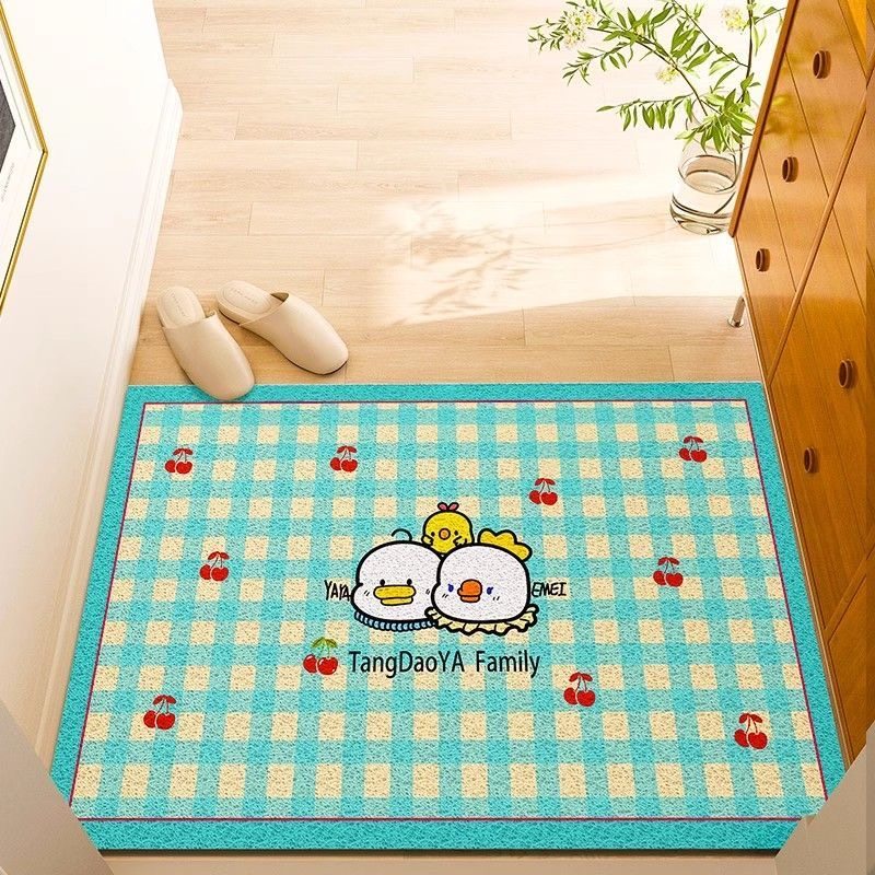躺倒鸭入户门地垫家用进门玄关耐脏丝圈防滑地毯可裁剪除尘脚垫子,居家布艺,入户地垫,淘宝优惠券,粉丝福利购,淘宝优惠卷