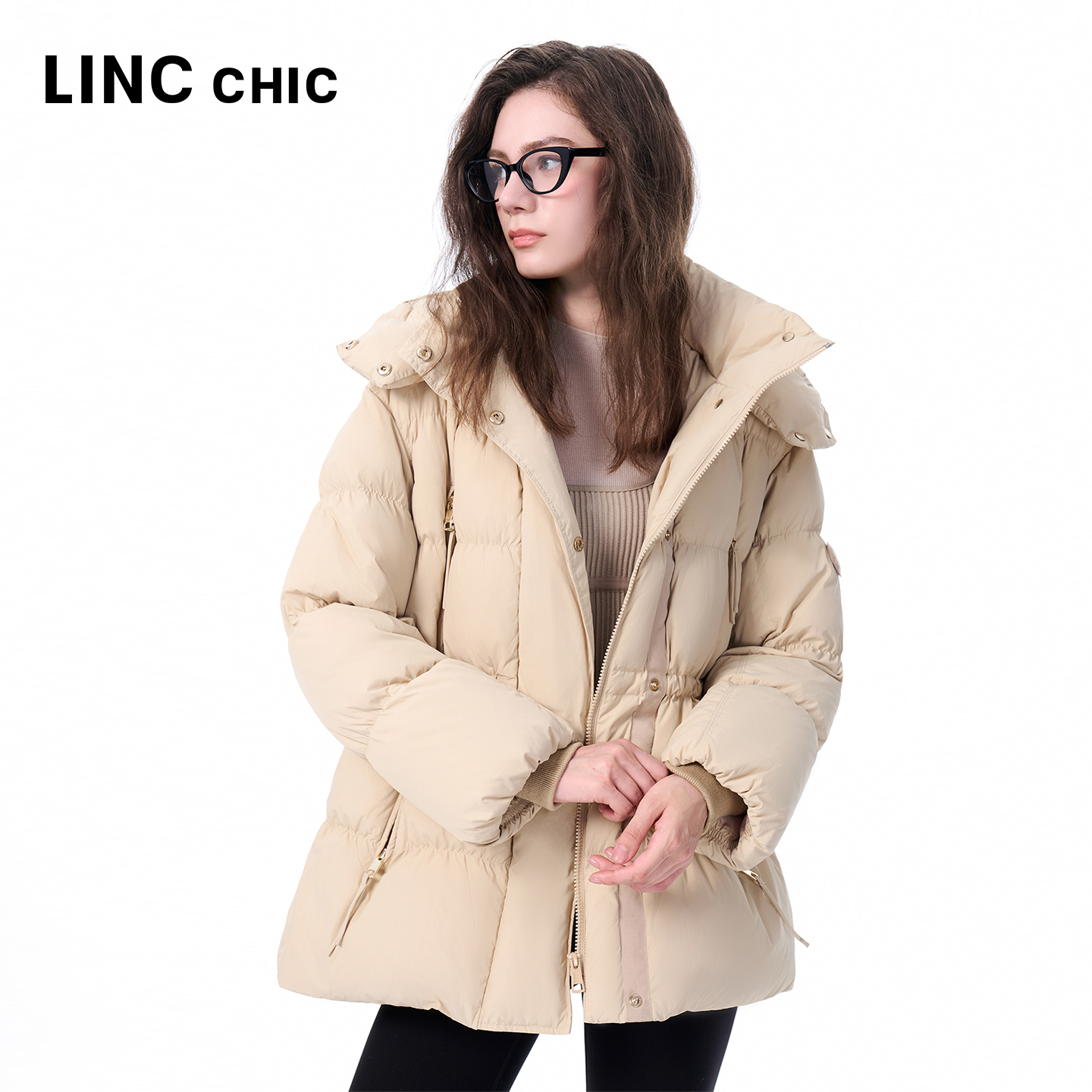 金羽杰通勤短款羽绒服