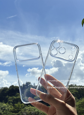 17promax透明软壳轻薄大孔和精孔全包两种选择17ProAir简约手机壳清爽基础手机套光滑透亮16pm15