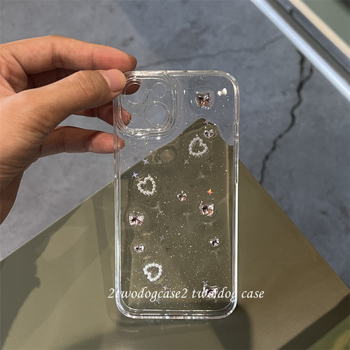 粉色水钻小蝴蝶星星亮片