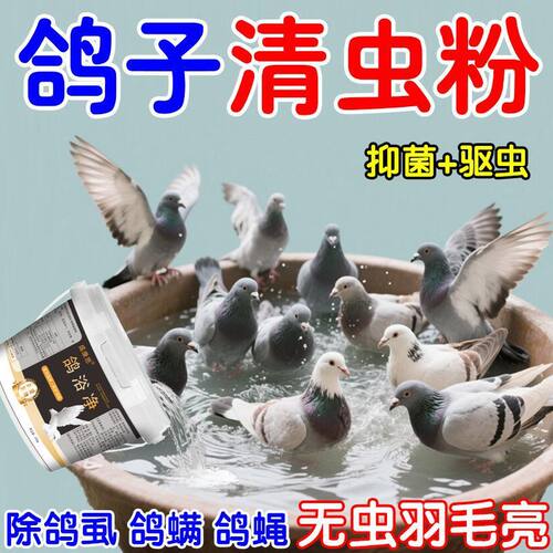 鸽浴盐浴粉鸽子洗澡专用