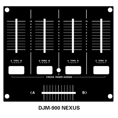 先锋DJM900NXS2推子位置面板贴膜