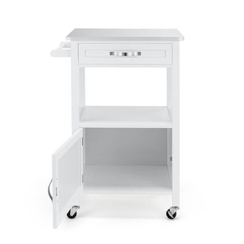 厨房多层置物架小推车带轮餐车带抽屉不锈钢收纳储物柜餐边柜家用