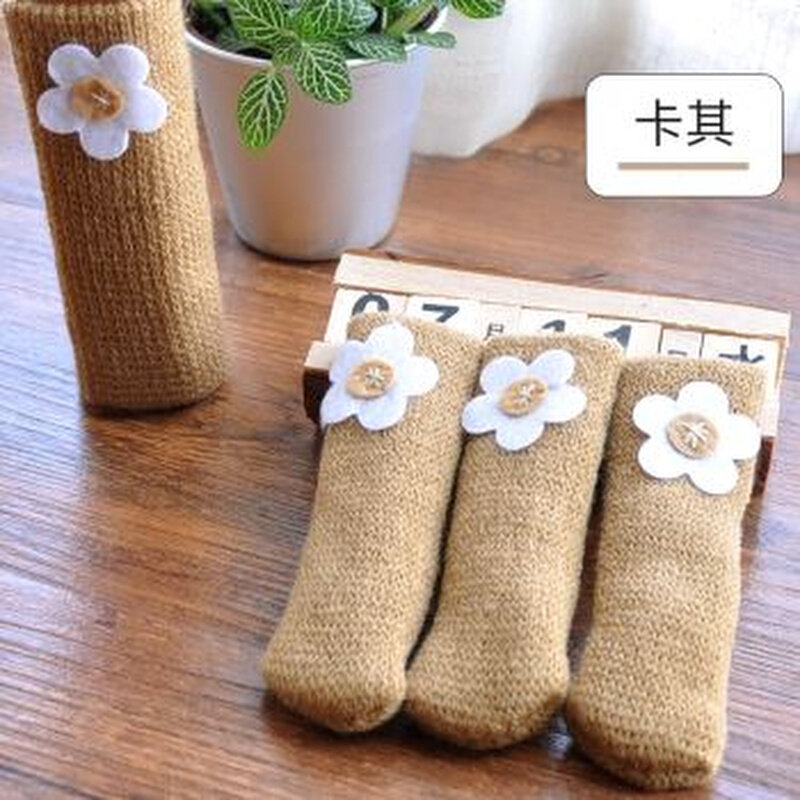 椅子腿保护套16只餐桌腿桌椅实木防磨垫静音耐磨凳椅子脚套保护u.