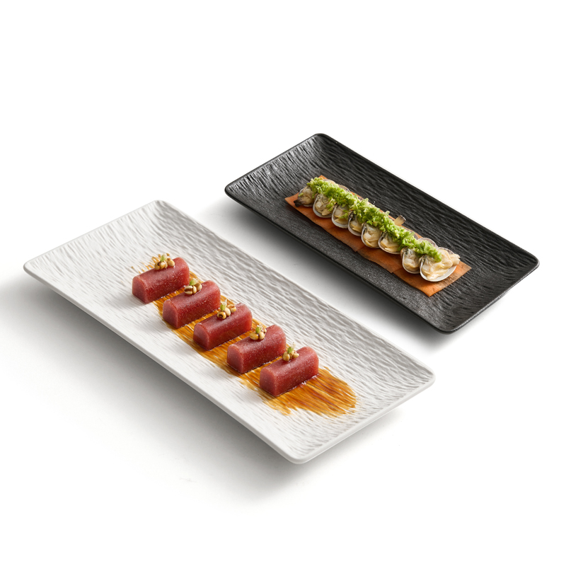 日式简约陶瓷长方形盘子