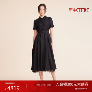 23秋冬新款 XMLee艾米尔女装 高级感气质显瘦收腰连衣裙