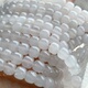 天然新疆白玉老型珠 10mm卡瓦石桶珠串珠diy手链珠宝饰品配件