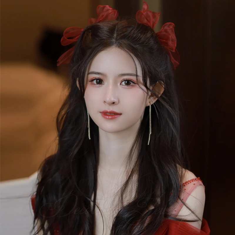 日系超姬珠光纱带大结唯美长飘带