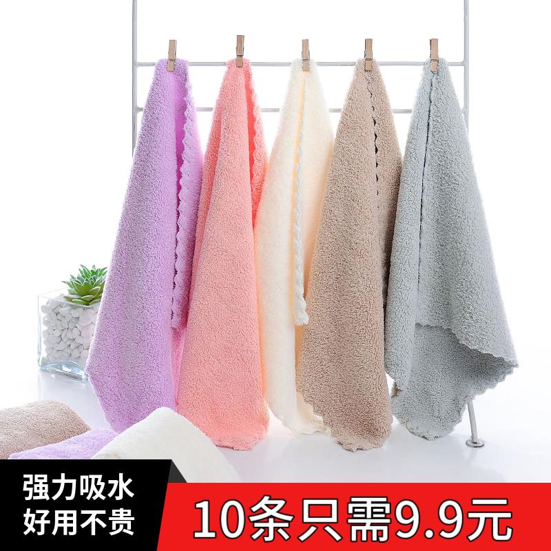 珊瑚绒2525儿童毛巾擦脸小方巾卸