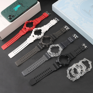 735套装 710GB 适配卡西欧树脂手表壳表带替换5522GA700