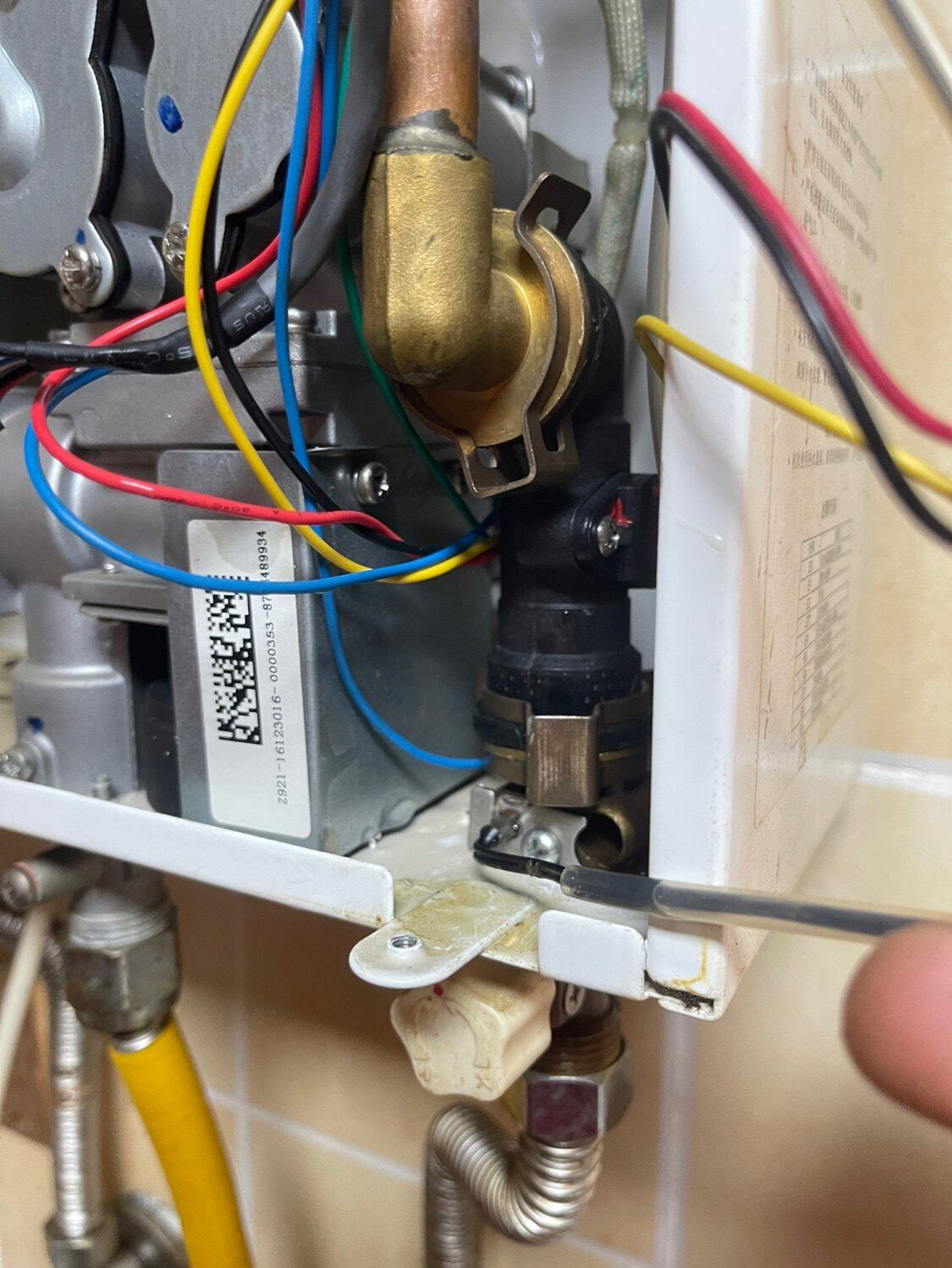 博士燃气热水器流量传感器水流传感器 博世进水传感器拆机件