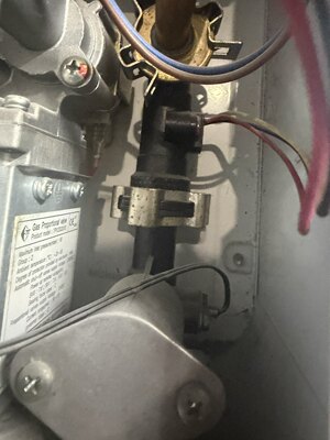 阿里斯顿燃气热水器水流传感器塑料件黑塑料水流伺服电机拆机件