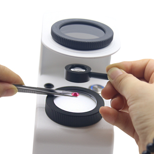 法宝珠宝鉴定仪器台式偏光镜内置冷光源琥珀蜜蜡水晶工具干涉球