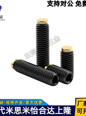 铜头内六角铜头止动螺栓 肩型缓冲动螺栓替代SBCPS8-10/12/16/20