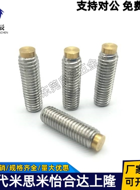 镶铜缓冲器 防滑止动螺栓 铜头内六角止动螺丝SBCPS3-5/6/8/10/12