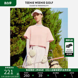 短袖 T恤运动宽松韩版 夏季 TeenieWeenieGolf小熊高尔夫女装 休闲新