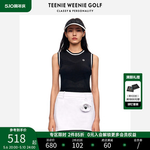 TeenieWeenieGolf小熊高尔夫女针织衫 T恤时尚 休闲 运动背心夏薄款