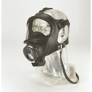 MSA防毒面具3S宽视野全面罩Hycar橡胶材质防毒面具D205500 梅思安