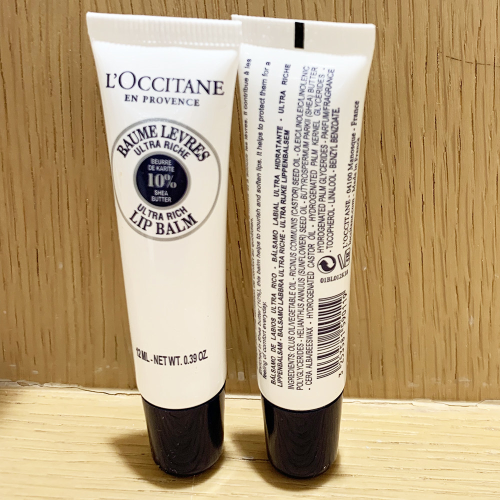 香港专柜loccitane欧舒丹樱花玫瑰乳木果润唇膏4.5g润唇啫喱12ml