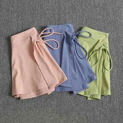 马拉松专业跑步裙瑜伽遮丑裙健身遮臀裙防走光一片裙跑步健身外搭