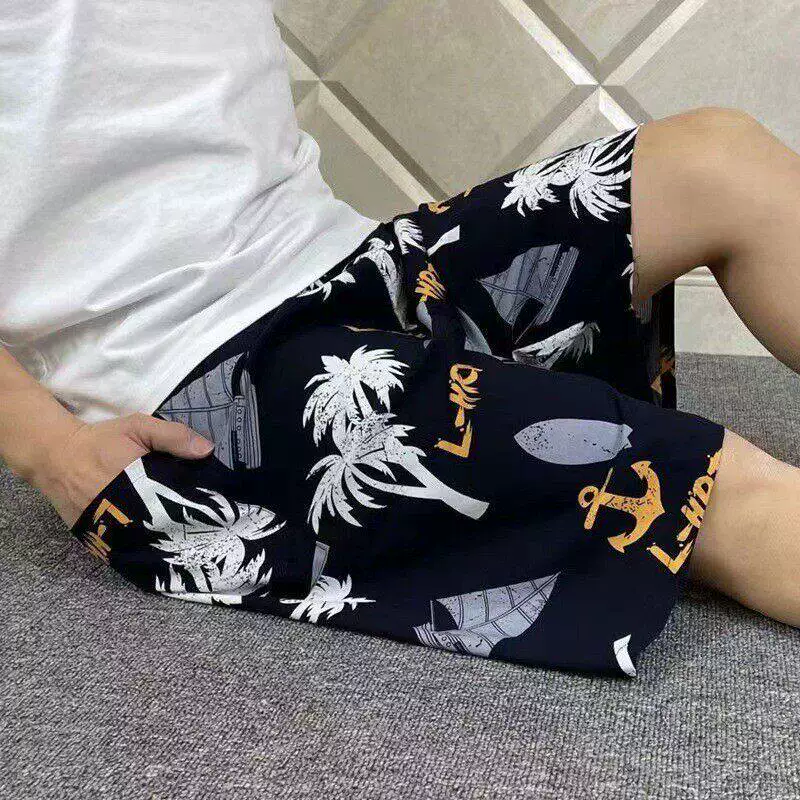 纯棉绸男士夏季人造棉外穿家居