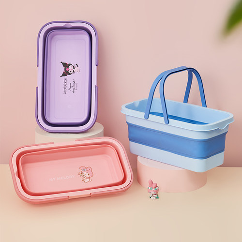 加厚可折叠长方形洗拖把桶水桶