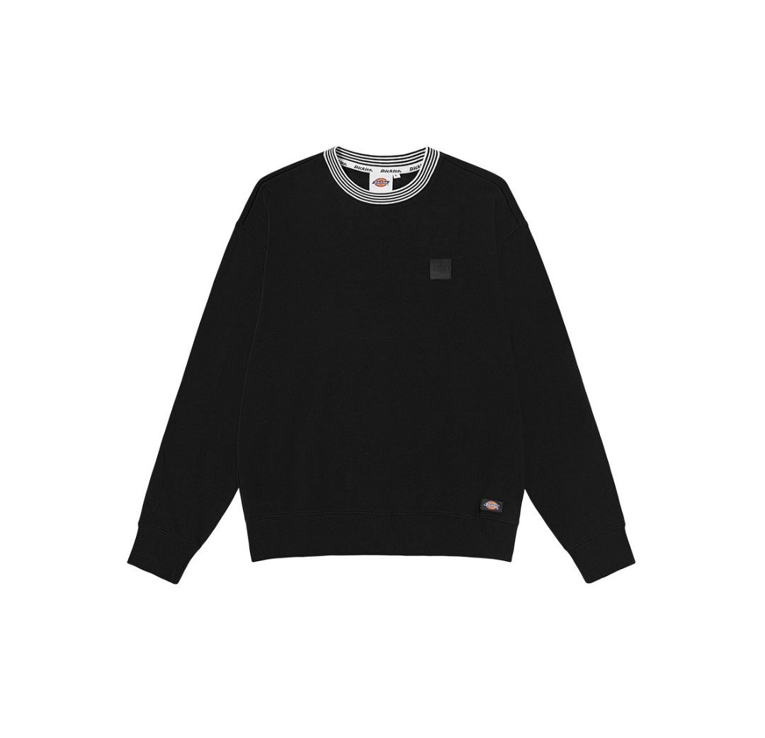 Dickies 领口条纹纯棉圆领卫衣 男款 DK011516