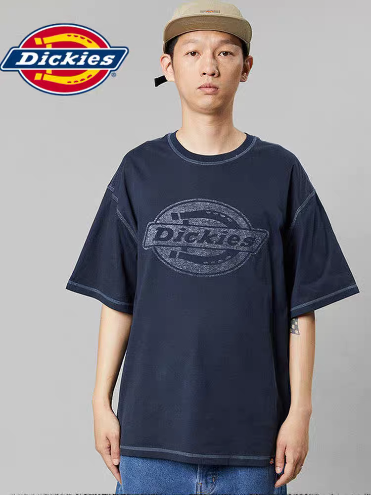 Dickies 男女全棉大Logo渗透印印花圆领套头休闲短袖T恤 DK013110,运动服/休闲服装,运动T恤,淘宝优惠券,粉丝福利购,淘宝优惠卷