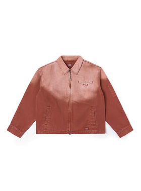 Dickies蛇年限定款IKE夹克水洗渐变重工牛仔工装外套男款DK0A882I