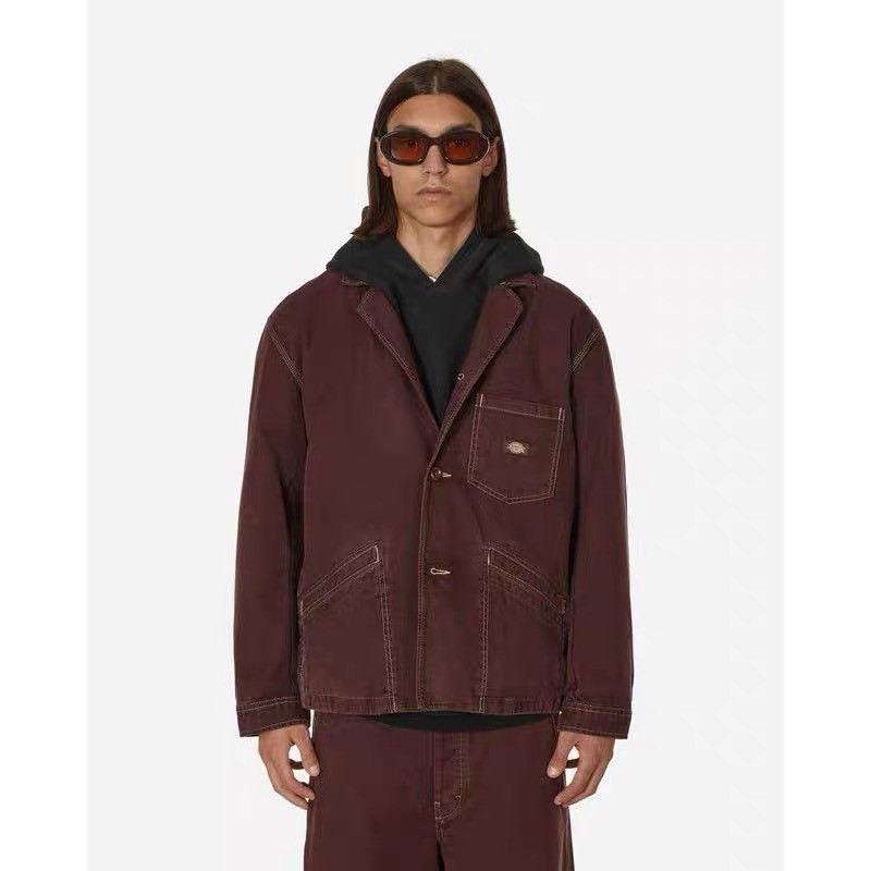 Dickies X GARMENT DYED联名工装休闲复古外套DK012483F95/D71