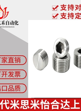 MSWTS1/MSWTS2304不锈钢堵头内六角外丝堵头管堵油塞螺塞