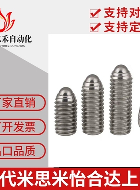 不锈钢加长型轻载型球头柱塞 BSML3/4/5/6/8/10/12 BMSL系列