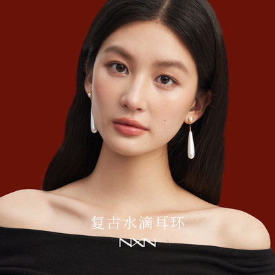 复古港风女士珍珠耳环2025新款爆款高级感女人味轻奢气质大气百搭