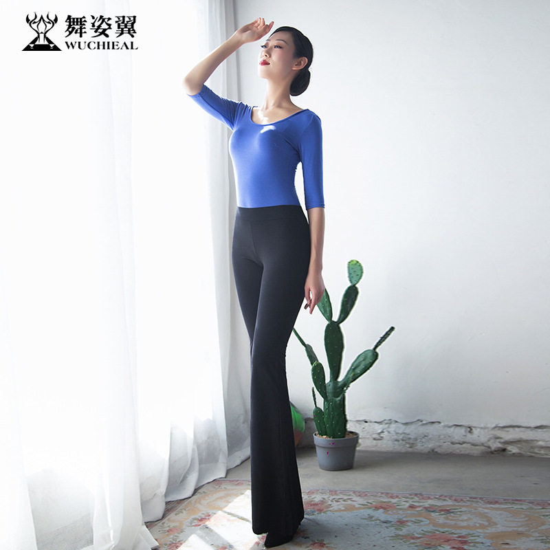 舞姿翼现代舞肚皮舞练功套装女