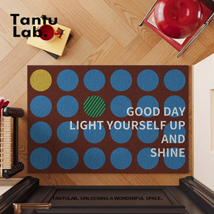 简约高级感中古入户门丝圈地垫进门脚垫玄关耐脏防滑垫子门垫地毯