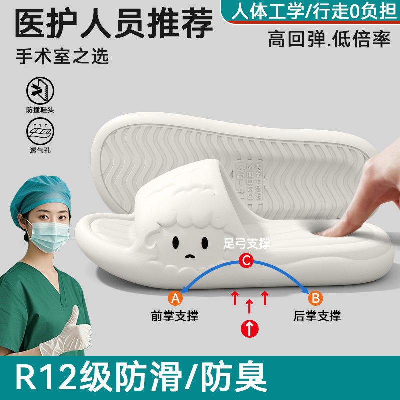 手术室防滑拖鞋女款2026新款夏季图片