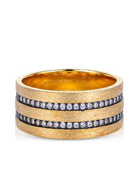 jcj时装珠宝双层锆石戒指