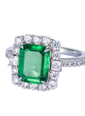 jcj时装珠宝琉璃锆石戒指