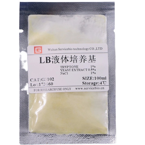 Servicebio LB固体培养基液体培养基(无菌) 微生物实验常用培养基