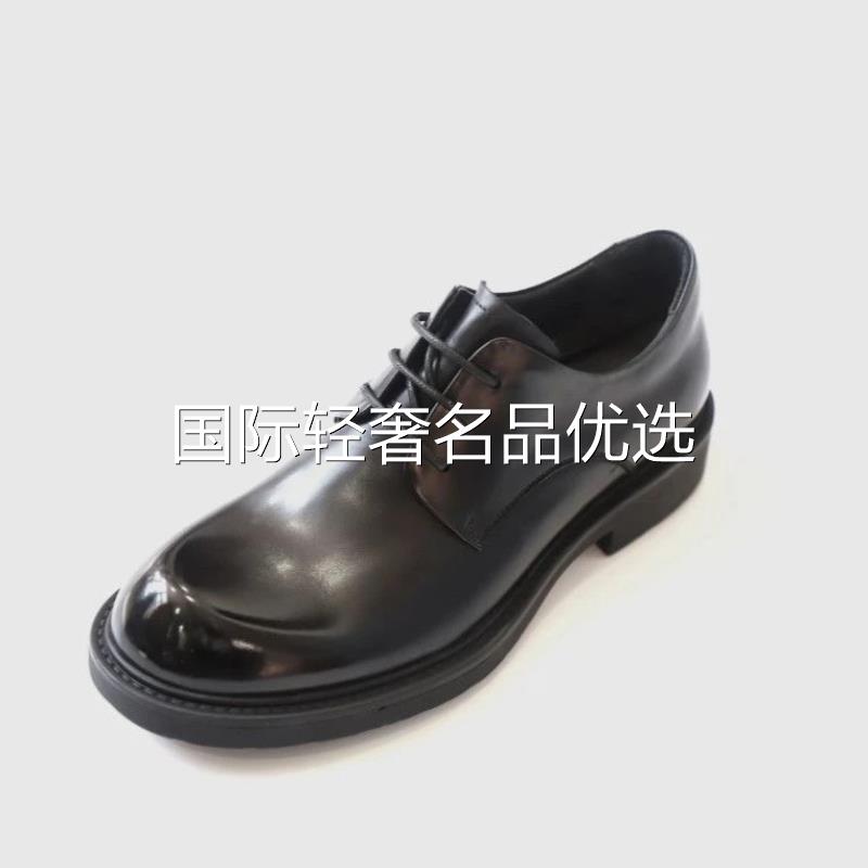 聚多金尊贵品质男商务正装皮鞋圆头英伦休闲男鞋厚底时尚
