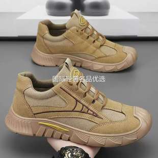 增爆飞行员帕拉鞋男款2025新款高端耐磨男士劳保鞋工装登山潮鞋子