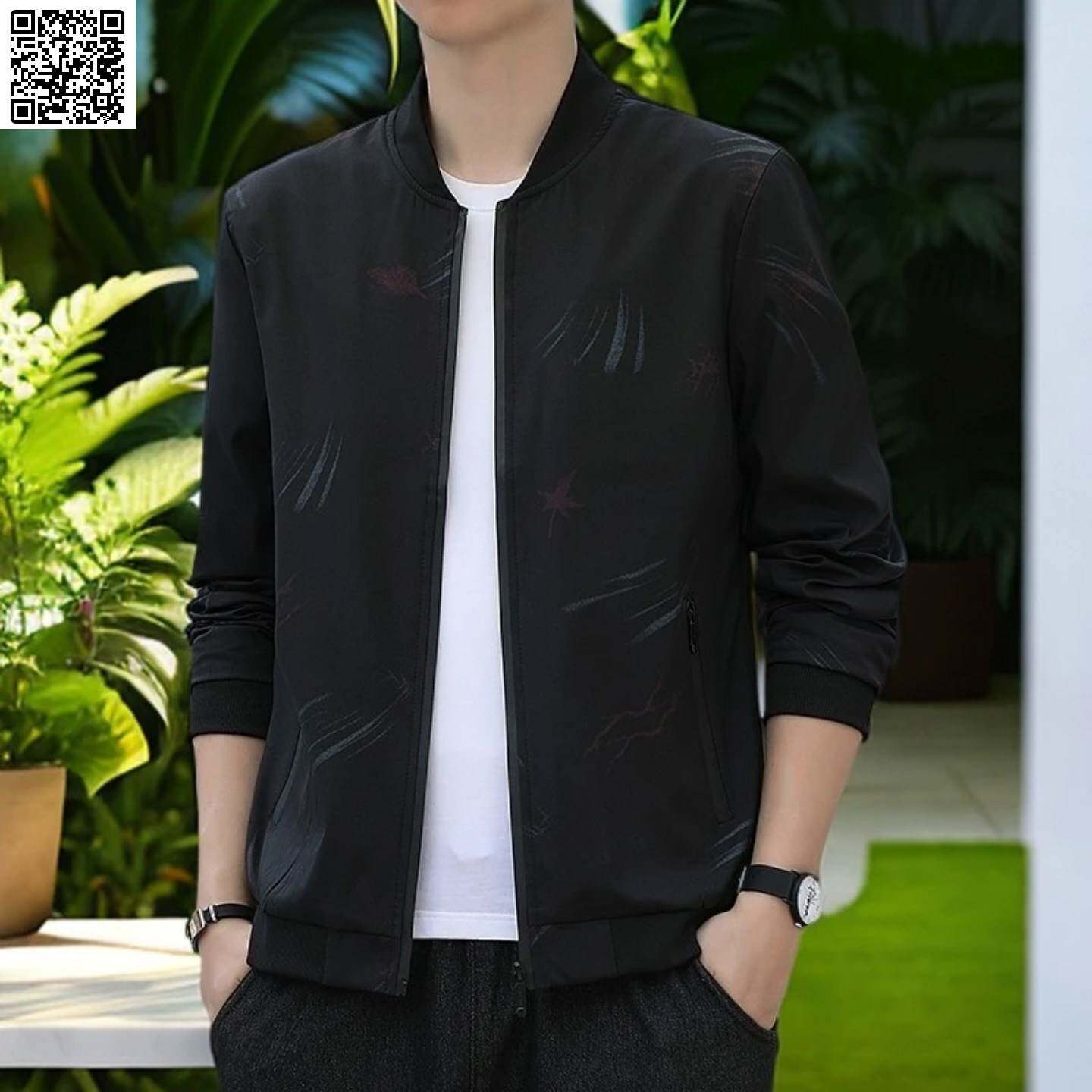铂瑾秋季精品男装男士休闲外套时尚立领棒球服高级感防风保暖夹克