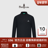 防晒亲肤 比音勒芬高尔夫男装 秋季 简约百搭运动长袖 T恤polo衫