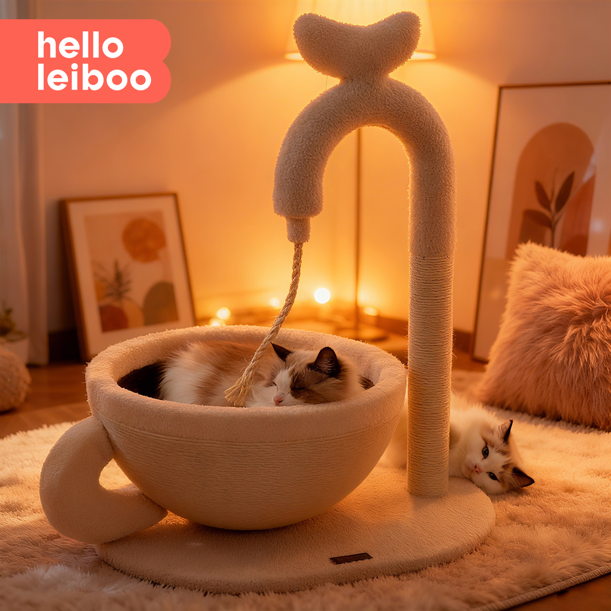 剑麻猫窝冬季窝耐磨不掉屑猫抓板杯家用宠物床猫咪四季通用