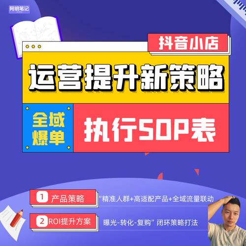 抖音电商运营 ROI 提升工具包 品牌中小商家起店全域爆单执行 SOP